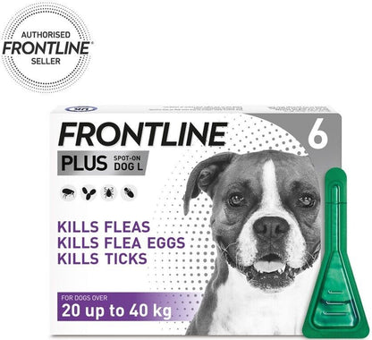 FRONTLINE SPOT on & plus CAT & DOG Flea Lice Tick Treatment Solution Kills Fleas